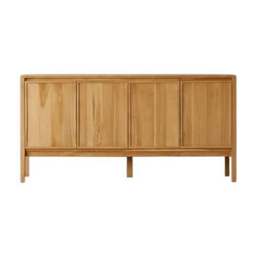 Tikamoon  Teakhouten buffetkast 160 cm - Naturel