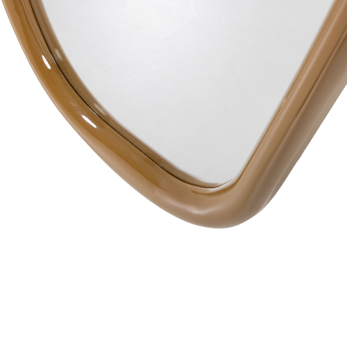 WOOOD passpiegel 120 cm Norea - Hout - Hoogglans Honinggeel - 180x80x5