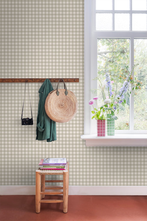 ESTAhome behang geblokt motief grijs - 50 x 900 cm - 131300 - vtwonen shop