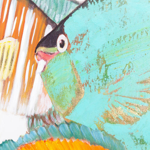 Kare Design Schilderij Fish Meeting Two 100x70cm - vtwonen shop