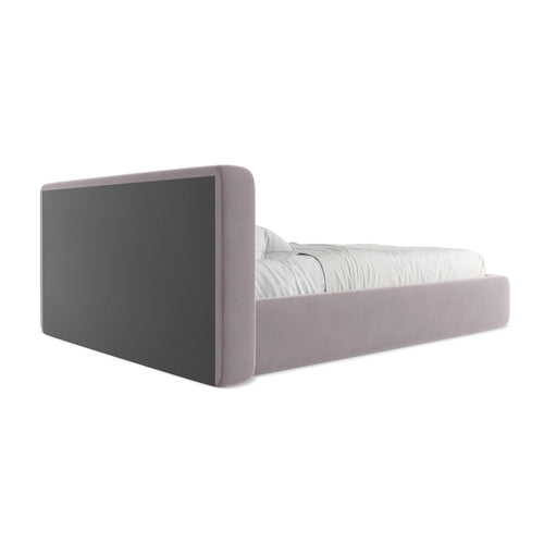 LaMiaSofa Bed met opbergruimte Firenze - velours - lavendel - 180x225x82