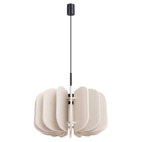 Sollux Lighting Hanglamp MULA 45 beige - 45x45x146cm