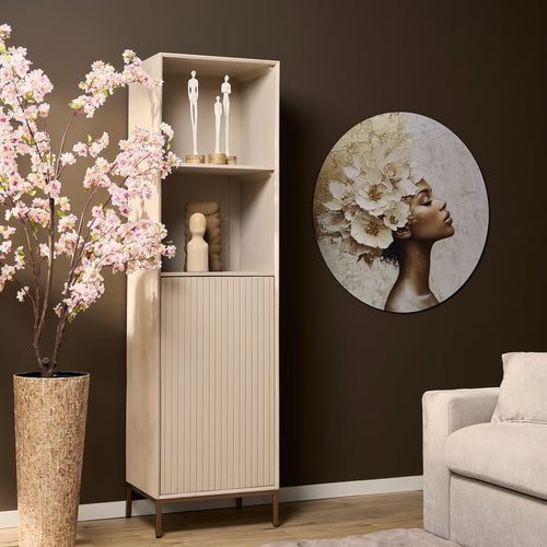Starfurn  boekenkast Madison - beige - 45x55x200cm - vtwonen shop