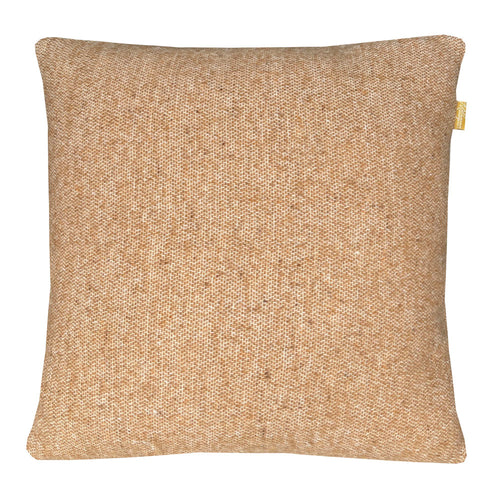 Malagoon kussen - camel beige dubbelzijdig - 50x50cm gerecycled wol