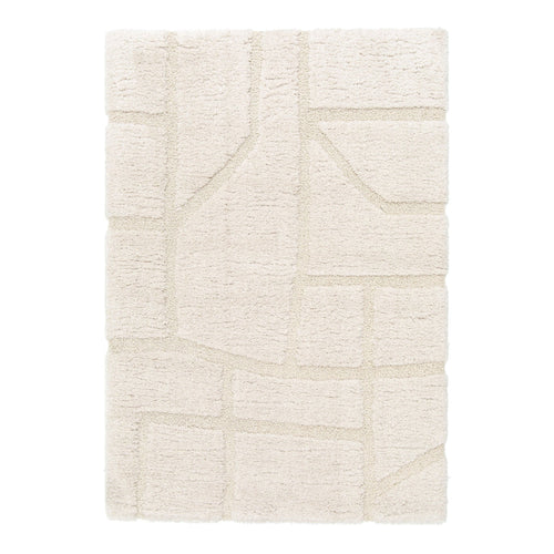 AFK Living vloerkleed Murmure - reliëfeffect - wit - 200 x 290 cm