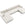 Cosmopolitan Design Panoramische bank Bali 7-zits, structurele stof, lichtbeige - 185x383x75cm