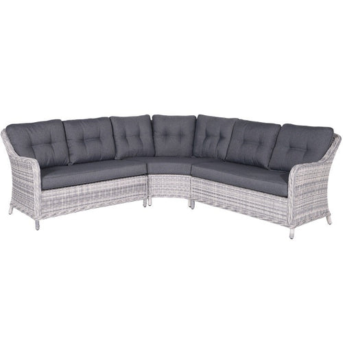 Garden Impressions Milwaukee lounge dining hoekset - 3-delig - cloudy grey - vtwonen shop