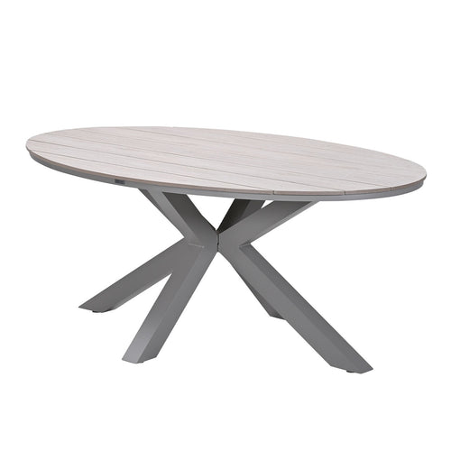 Garden Impressions tuintafel Tulli light teak vironwood - 180x115 cm - ovaal - vtwonen shop