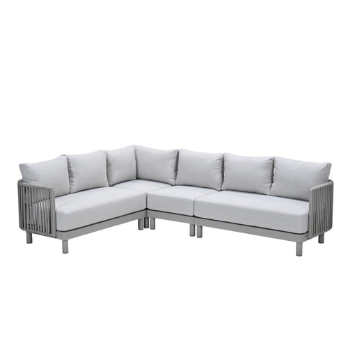 Garden Impressions Loungeset Andong hoek 4-delig - taupe