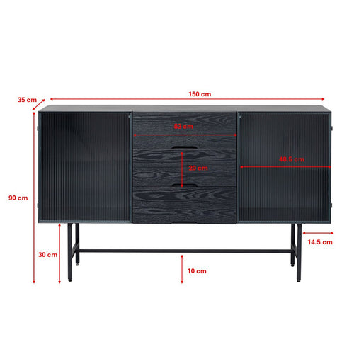 Kare Design Dressoir San Diego 2 deuren 3 laden - vtwonen shop