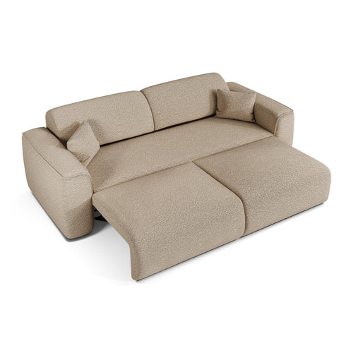 Sia Home - Slaapbank YUMA - bouclé-stof mol 240cm