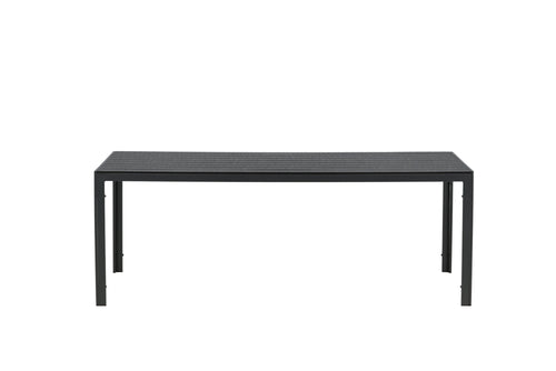 Rebellenclub Rechthoekige Tuintafel Solis - 205 x 90cm - Zwart - vtwonen shop