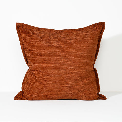 Darcy & Duke sierkussen Ruffled Autumn - Oranje - 55x55cm