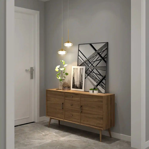 Artdelight hanglamp Phoenix - 1 lichts - 11.6  x 200   cm - goud