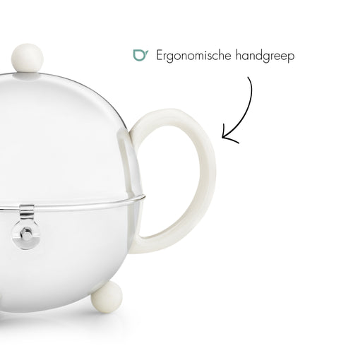 Bredemeijer - Theepot Cosy - 1,3 liter - Wit - vtwonen shop