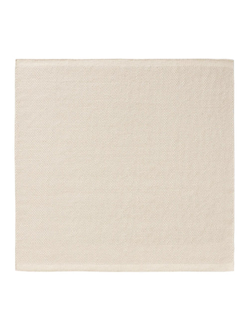 benuta wollen vloerkleed Rocco - wit - 200x200 cm