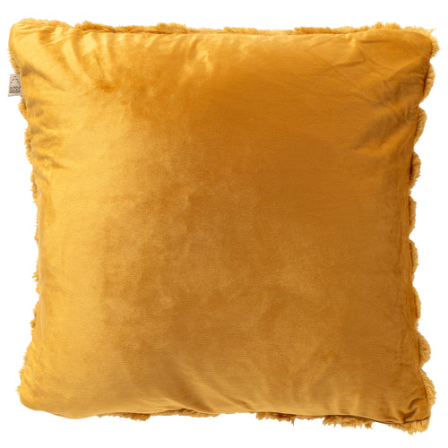 VIVA - kussenhoes 45x45 cm - superzacht - 100% gerecycled - Chai Tea - geel