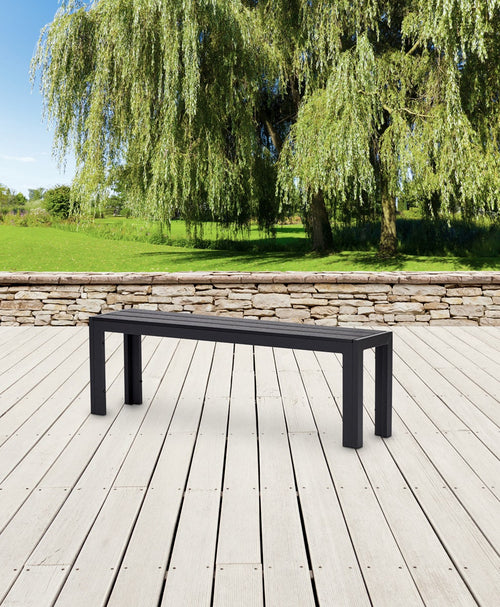 Lisomme Dylan tuinbank zwart - 132 x 30 cm - vtwonen shop