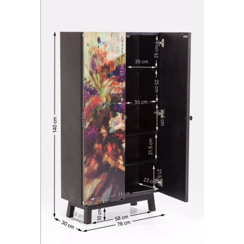 Kare Design Kledingkast bloemen - vtwonen shop