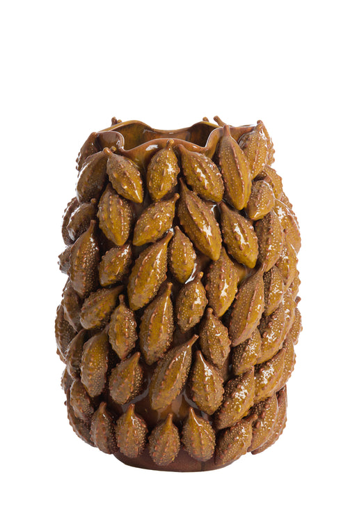 Light & Living vaas PALATIK - 32x31x44cm - bruin - vtwonen shop