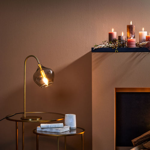 Light & Living tafellamp Rakel - brons - 28x17x50.5cm