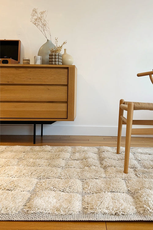 AFK Living vloerkleed Hilly - reliëfeffect - beige - 120 x 170 cm - vtwonen shop