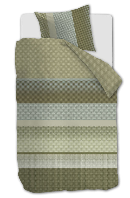 Beddinghouse Dekbedovertrek Marthe - 140 x 200/220 cm - Groen
