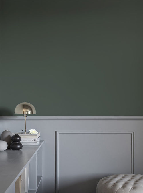 Duro Wallpaper behang effen mosgroen - 53 cm x 10.05 m - 662226 - vtwonen shop