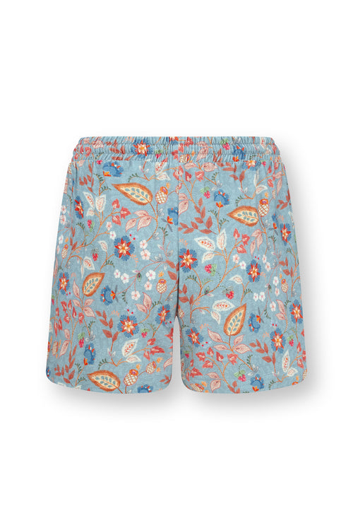 Pip Studio - Bob Korte pyjamabroek - Dames - Jameela - Blauw - XL - vtwonen shop