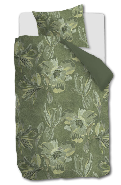 Kardol Dekbedovertrek Symbiose - 140 x 200/220 cm - Groen