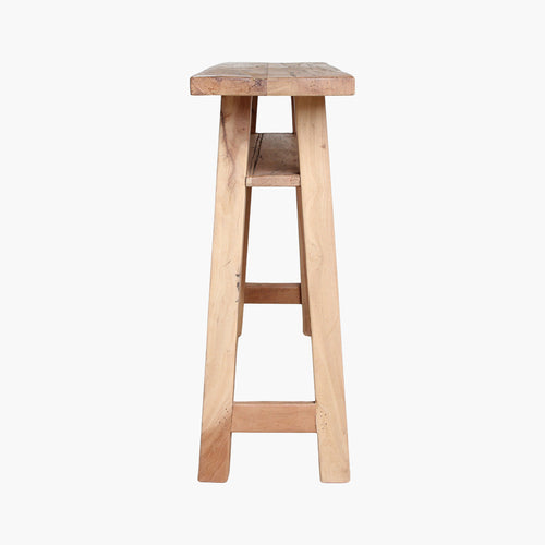Raw materials bijzettafel Farmwood - FSC gerecycled hout - 140x30x80 cm