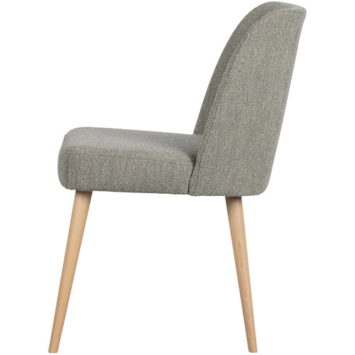 vtwonen eetkamerstoelen Force - Bouclé - Grijs - Set van 2 - vtwonen shop