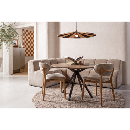 WOOOD kruispoot Holland - Metaal - Zwart - 72x80x80 - vtwonen shop