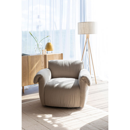 Zuiver Puffy Fauteuil Beige