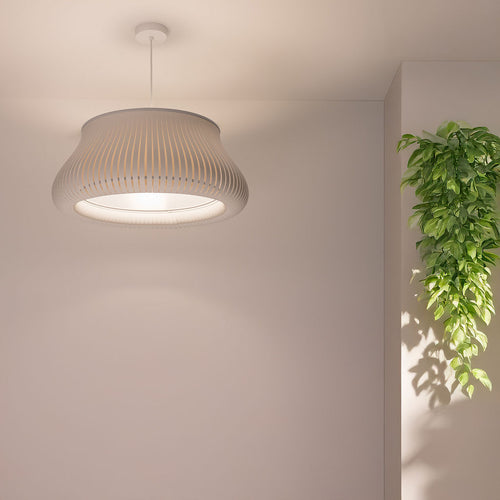 bpskoncept hanglamp Oblo - lichtgrijs - Ø45 cm