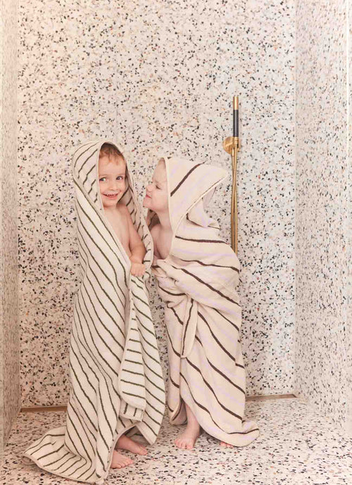 OYOY Handdoek met capuchon Raita - organisch katoen - vtwonen shop