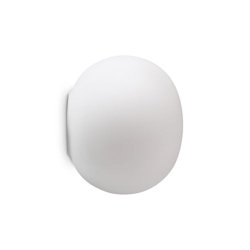 Ideal Lux COTTON 20 cm bolvormige wandlampen wit 1x E14