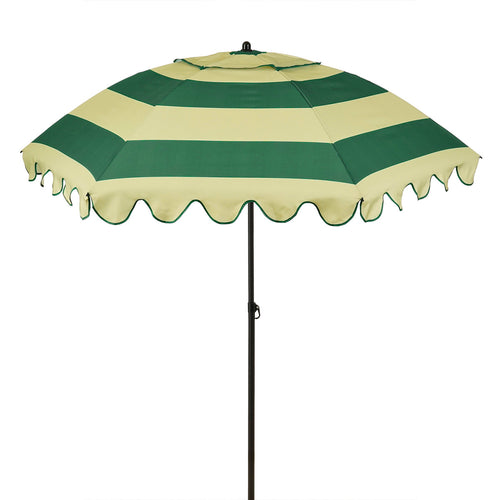 Edelman stokparasol Jessy streep groen - Ø197 x 238 cm