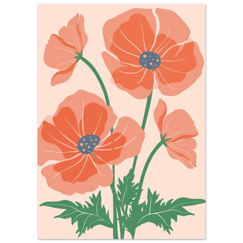 Artfulprints  Boho – Field flowers   poster 50x70 cm - vtwonen shop