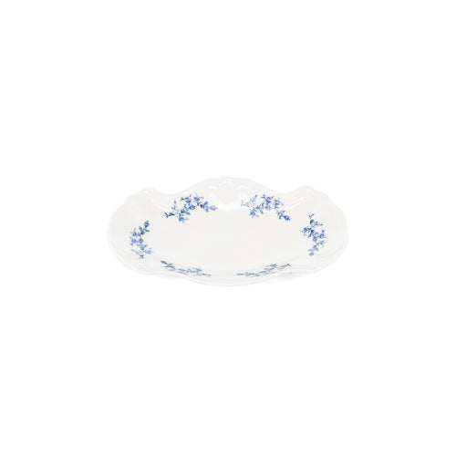 Bonbistro - Serveerschaal 26x16cm blue flower Retro - Set van 4 - vtwonen shop