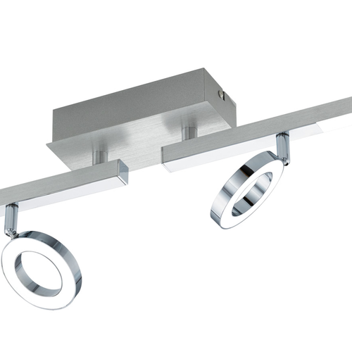 EGLO spot Cardillio 1 - 6 lichts - aluminium, chroom - gesatineerd