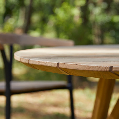Tikamoon Tuintafel in gerecycled massief teak voor 6 personen - Naturel - vtwonen shop