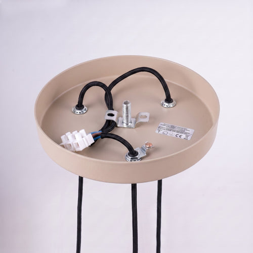 Sollux Lighting Hanglamp ARCHE 3P taupe - 20x20x120cm