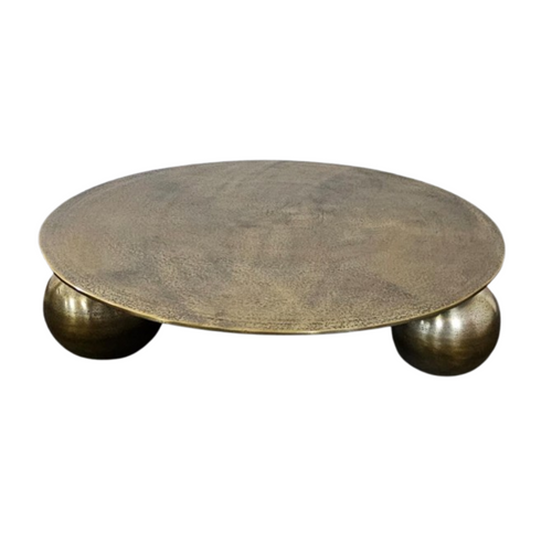 Starfurn  salontafel Ziva - goud - 90x90x23cm - vtwonen shop