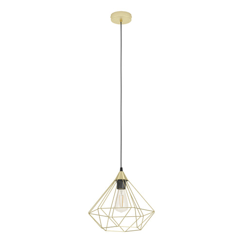 EGLO hanglamp Tarbes - e27 - 32.5 cm - goud - vtwonen shop