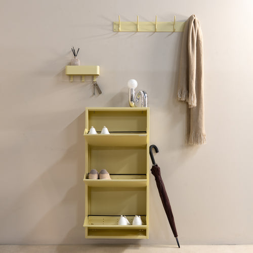 Spinder Design kapstok Fusion 5 - Butter Yellow - 5 haken - Exclusief voor vtwonen! - vtwonen shop