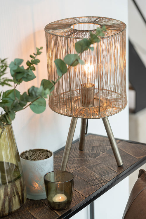 J-Line lamp - metaal Antiek - bruin - small