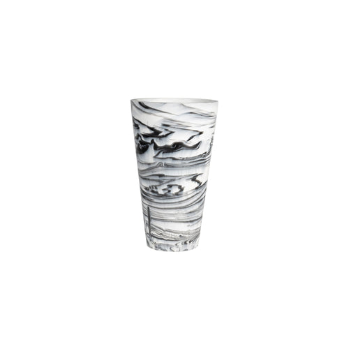 Zuiver Conic Vase M Black/White - Grijs - vtwonen shop