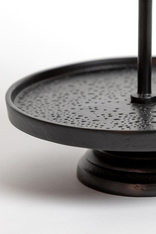 Light & Living etagere LUTEK - Ø32x48cm - zwart