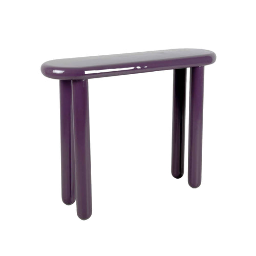 Leitmotiv bijzettafel Cadiz - paars - 95x30x76cm